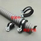 Бесплатная доставка, 10 шт.лот, зажимы P из нержавеющей стали 304 с резиновой подкладкой, монтажный шланг, трубный зажим Mikalor