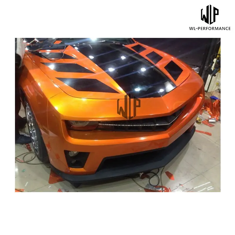 ZL1 High quality PP Upainted Front bumper racing grills Car body kit For Chevrolet Camaro ZL1 10-14