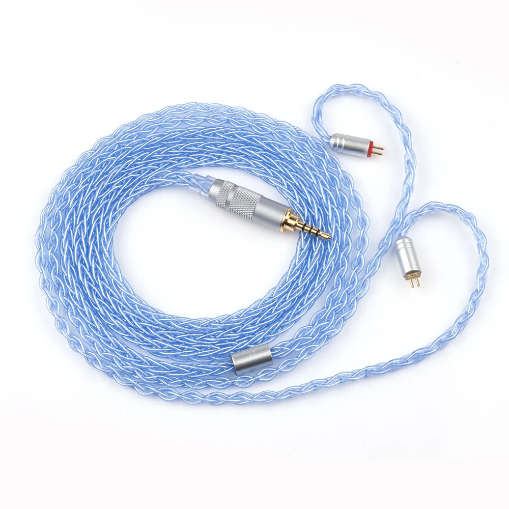 8 штук кабель MMCX для Shure SE215 SE535 SE846 2 pin ZS10 ZST ZAR sony 3 5 мм 4 Баланс Сменные