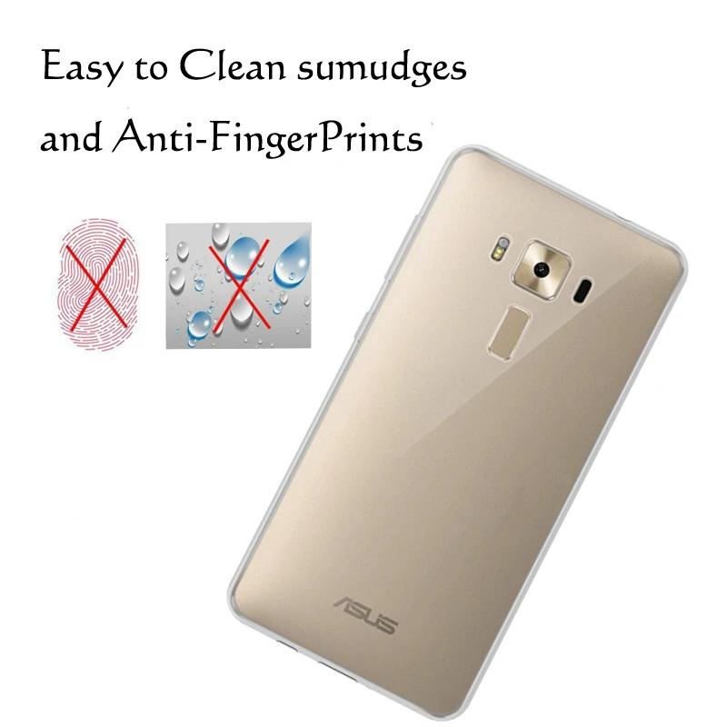 Для Asus Zenfone 3 Deluxe ZS550KL прозрачный мягкий ТПУ ультратонкий защитный чехол для