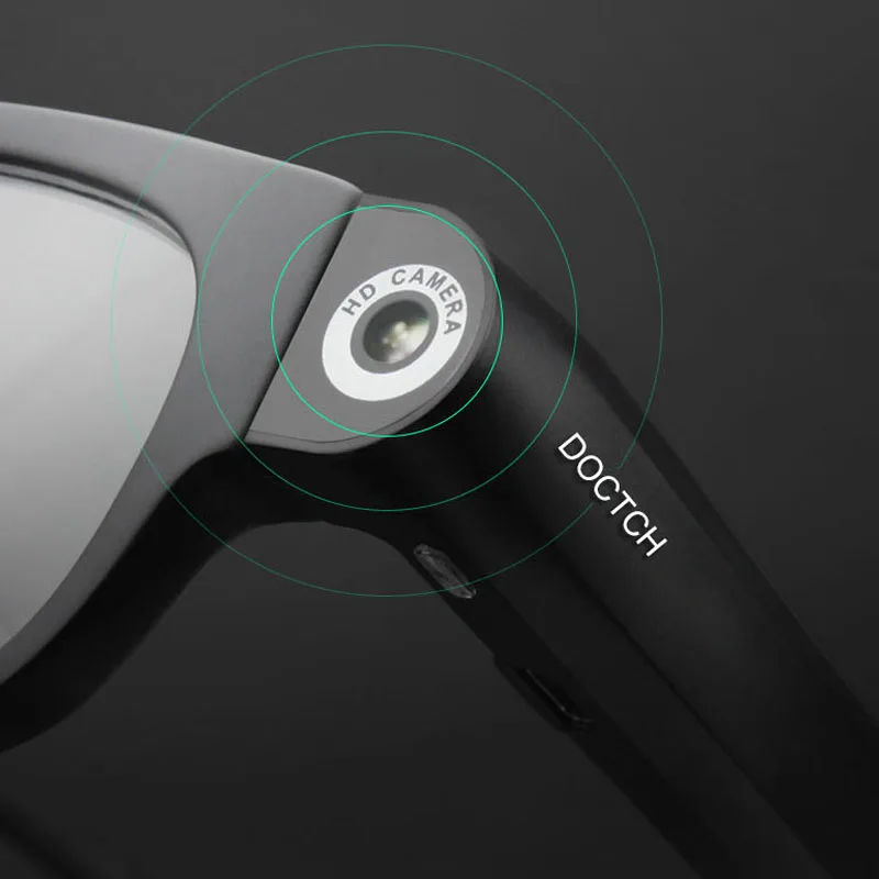 Оригинальные смарт видео очки DOCTCH 1080P HD встроенный bluetooth Wi Fi камера поддержка