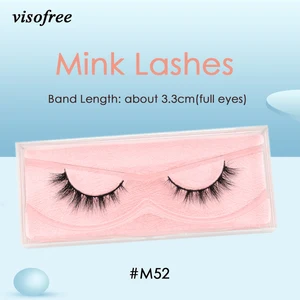 Visofree норковые ресницы 3D норковые ресницы ультра пушистая коллекция среднего объема норковые накладные ресницы без жестокости ресницы макияж M52