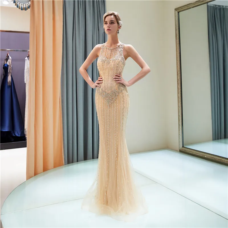 modabelle Gold Evening Dresses Suknia Wieczorowa Off Shoulder Organza Mermaid Long Gowns Abiti Da Cerimonia Sera | Свадьбы и