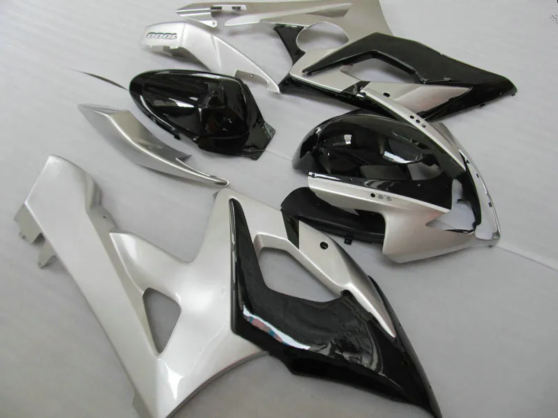 Набор обтекателей под давлением для GSXR1000 K5 05 06 GSXR 1000 2005 2006 ABS серебряный глянцевый