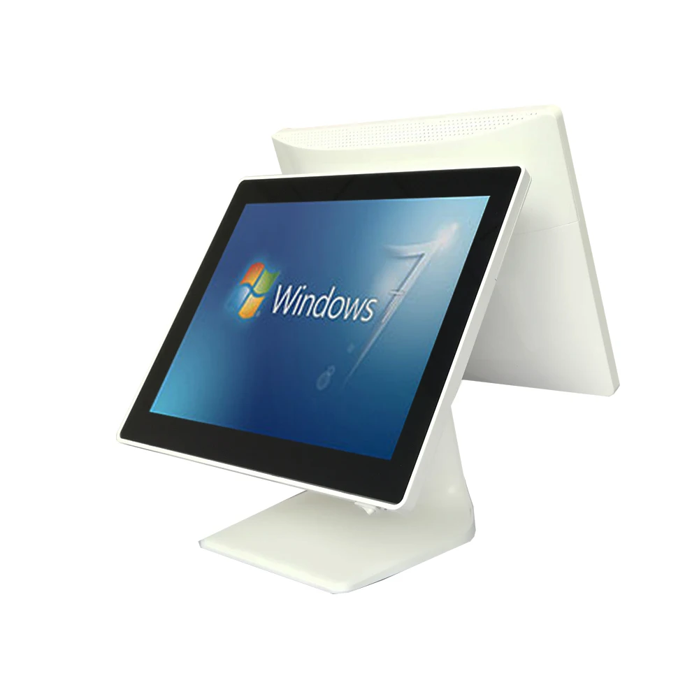 Fashion Windows Desktop Touch Screen POS Terminal Dual 15 inch EPOS Billing Machine All In One System | Компьютеры и офис