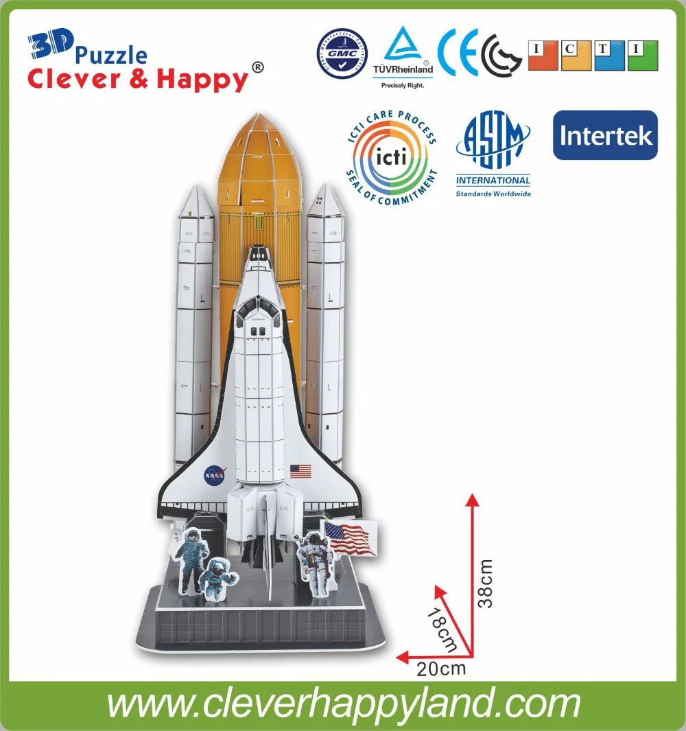 3D пазл форма Discovery Space шаттл от производителя|jigsaw puzzle|jigsaw puzzle 3d3d jigsaw |