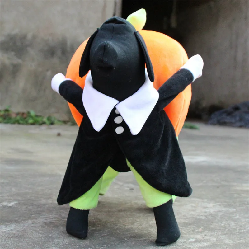 2017 забавная одежда для домашних животных Хэллоуин Тыква двигающиеся ноги