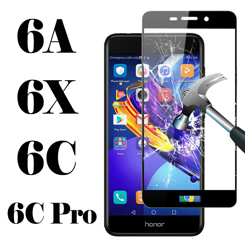 Защитное стекло Honor 6A для 6C Pro 6X защита экрана на Hwawei Honer 6 A C X 6CPro C6 A6 X6 защитная