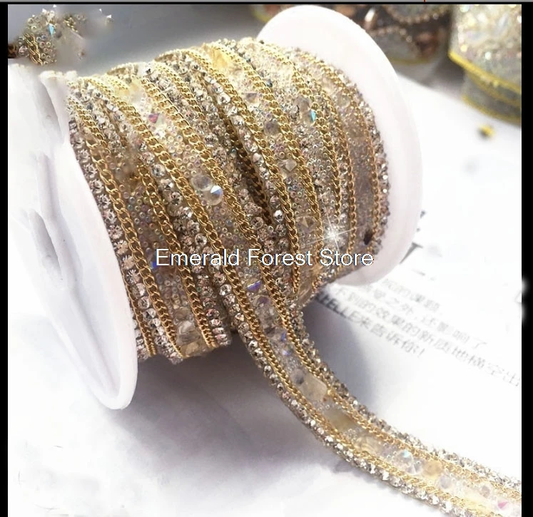 

Lace clothingnew accessories 1.2cmhand-stitched rhinestones