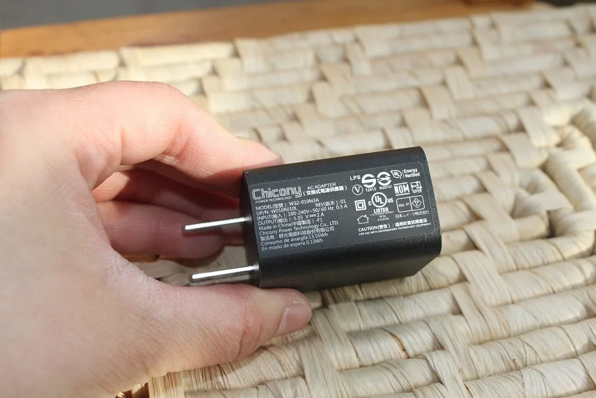 Подлинная Chicony 5.35 В 2A USB переменного тока зарядное устройство для смартфона