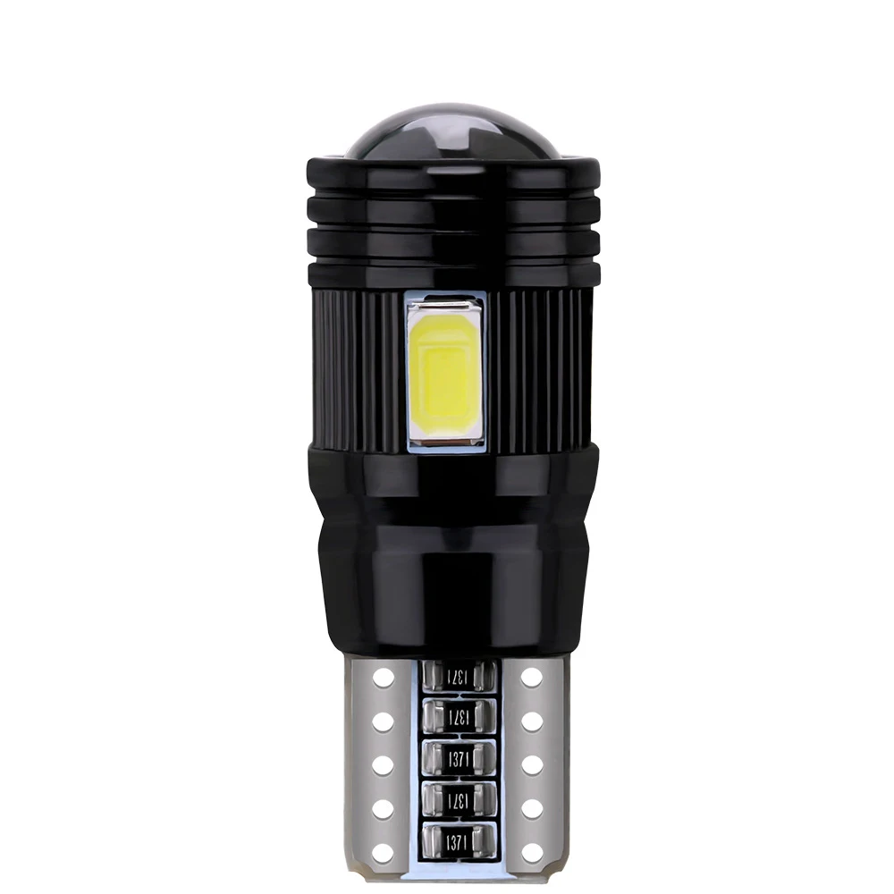 BraveWay 2 шт. T10 Светодиодный лампочки Canbus Error Free 5730 6SMD W5W лампы авто Интерьер просвет Автомобильные стояночные огни стайлинга автомобилей 194 168 12V