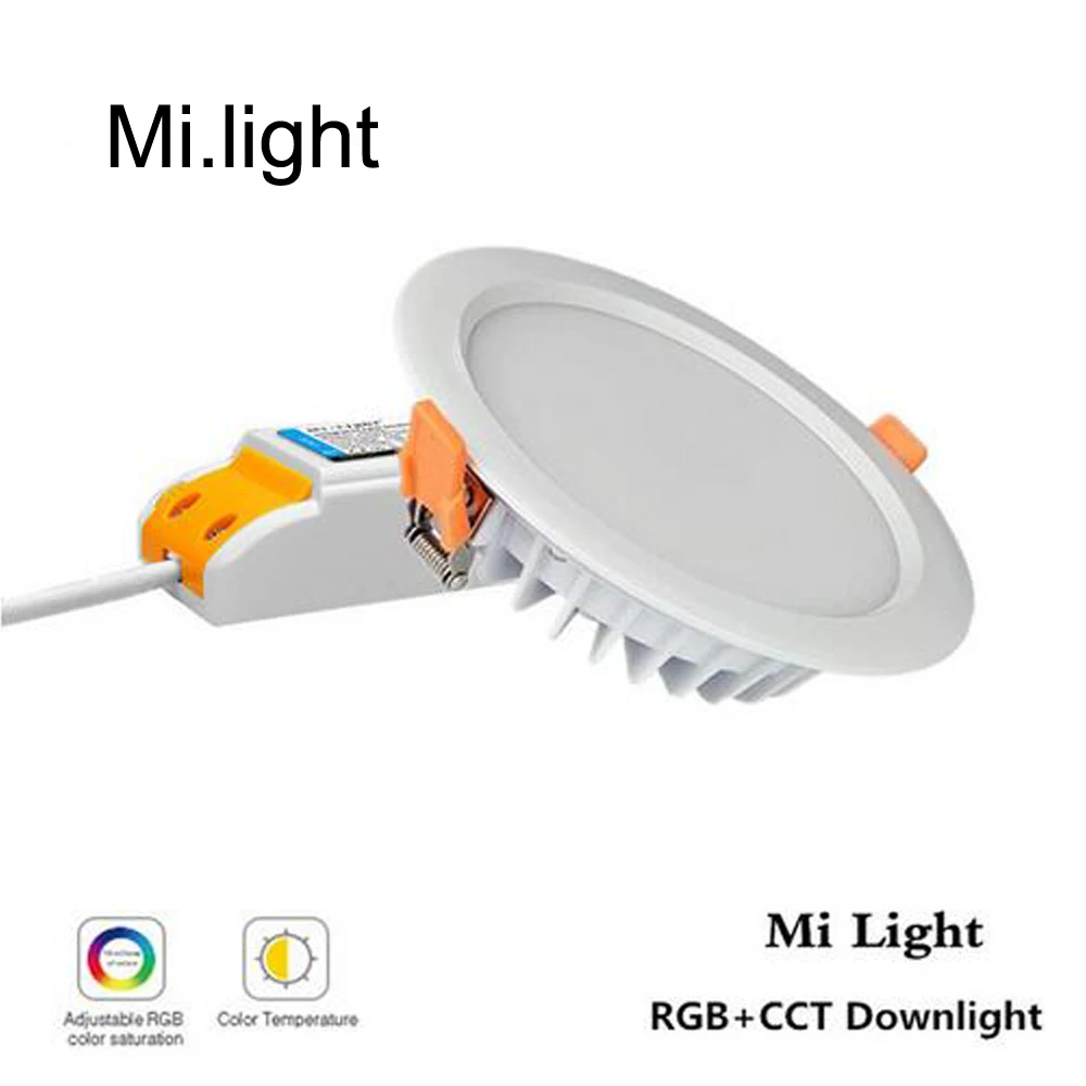 Mi Light RGB CCT с регулируемой яркостью 2 4G светодиодный светильник круглый потолочный
