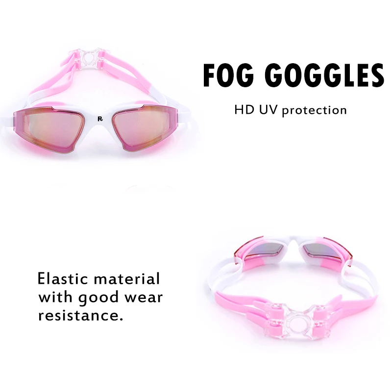 Super Anti-fog Swimming goggles HD Swim Glasses for swimming Beach professional Silicone Eyewear glasses Adult men | Спорт и