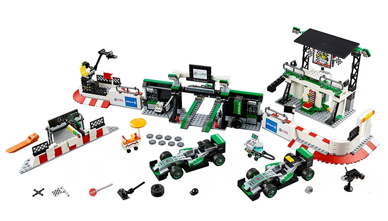 28006 1016 шт модель строительные наборы совместимы с 75883 Technic Speed Champions Amg 3D кирпичи