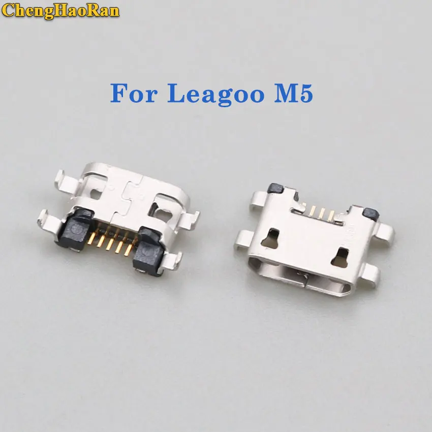 ChengHaoRan 5 шт. Micro USB для Leagoo M5 Plus S8 T8S M9 Pro M8 PRO shark 1 разъем зарядки с портом