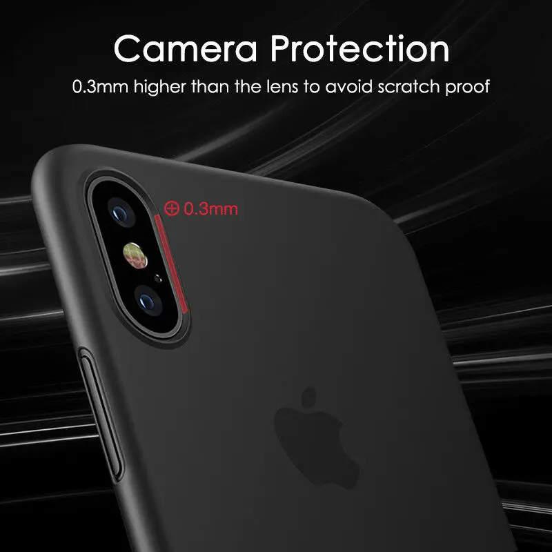 Roybens 0 4 мм ультра-тонкий матовый полипропиленовый чехол для iPhoneXS Max 6 5 жесткий