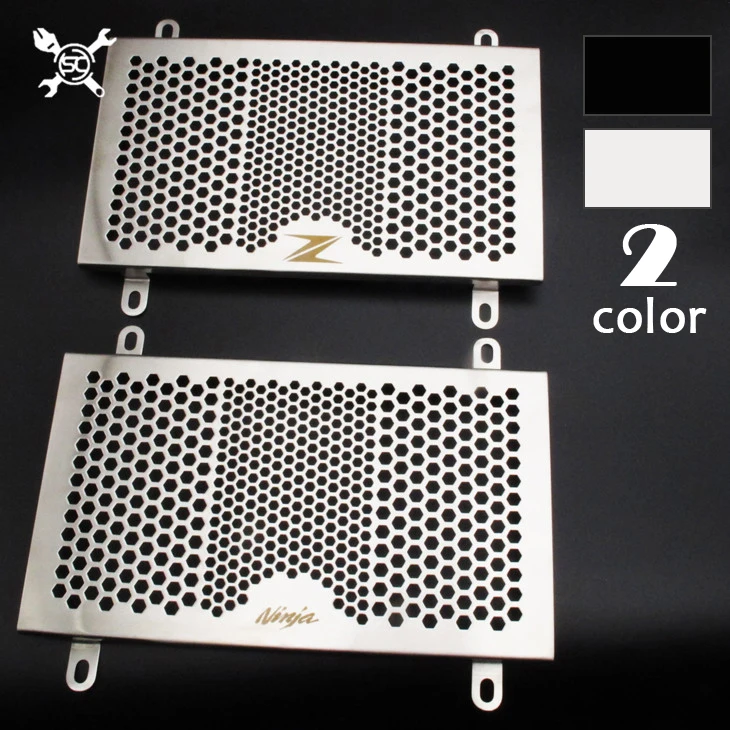 

304 Stainless Steel Motorcycle Matte Radiator Guard Radiator Cover Fits For Kawasaki Ninja300 Ninja250 Z300 Z250 Ninja Z 250 300