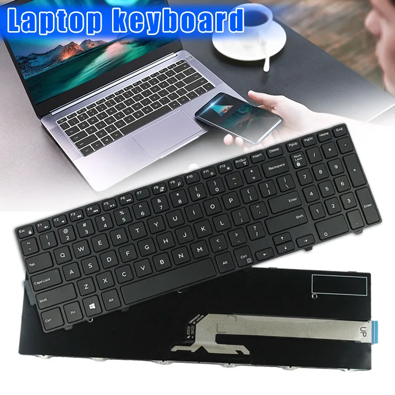 Новая популярная Клавиатура для ноутбука США совместимая с Dell Inspiron 15 5000 Series 5552 5557
