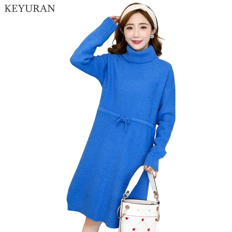 Pregnant Women Sweaters Dress Fashion 2018 Autumn Winter Turtleneck Knitted Soft Warm Loose Pregnancy Pullover Maternity Clothes | Мать и
