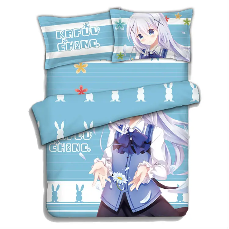 Hobby Express Is the Order Rabbit Japanese Bed Blanket or Duvet Cover with Two Pillow Cases ADP-CP151233 | Дом и сад