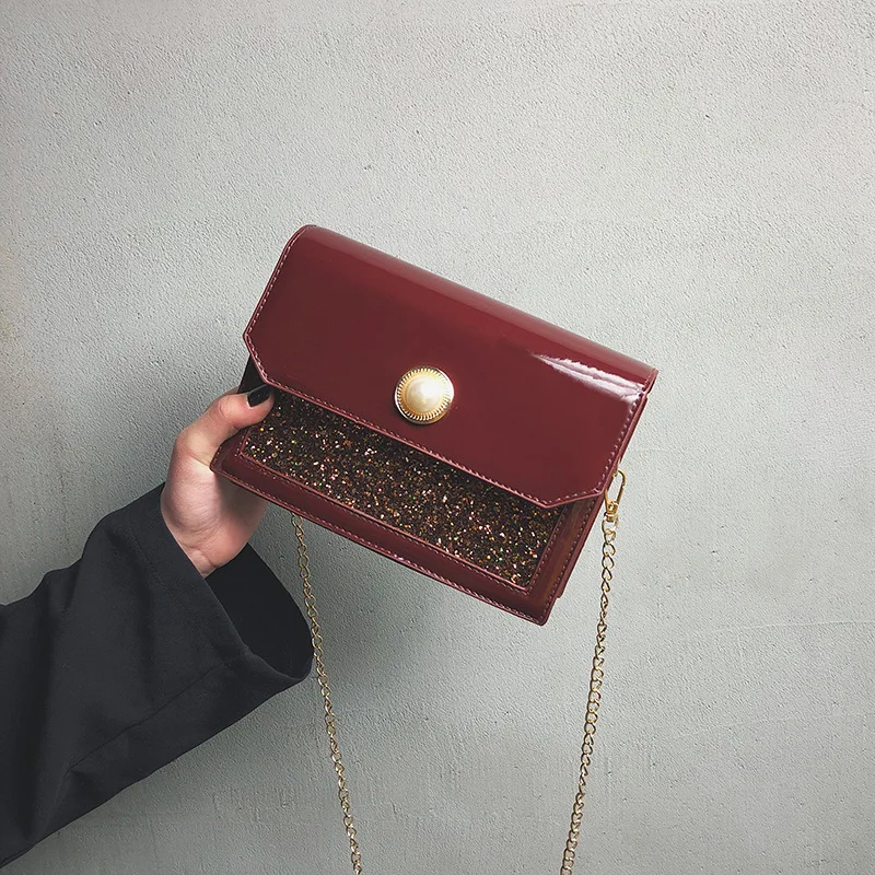 Летние сумки через плечо для женщин 2019 сумка на Сияющий Блеск Блестки из