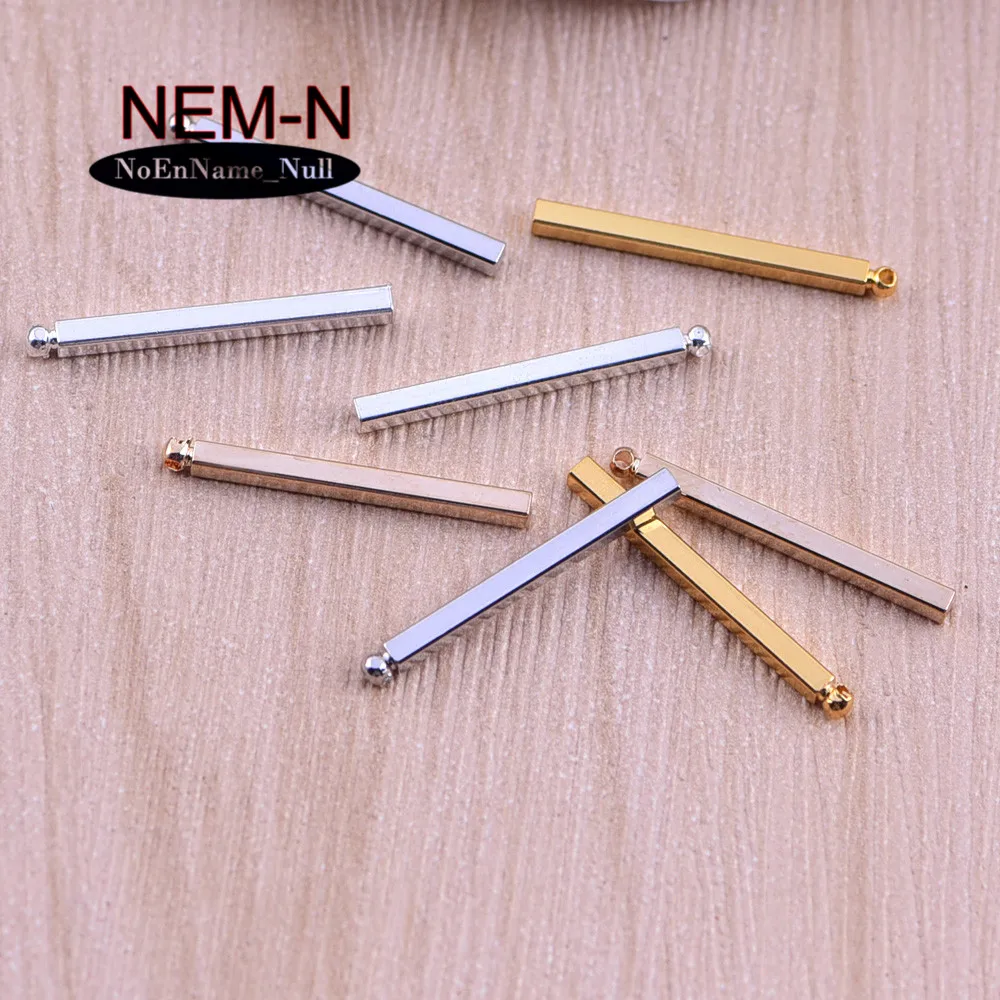 Подвеска для ожерелья с длинной круглой головой в виде пирса 20 шт. размеры 2*25 мм