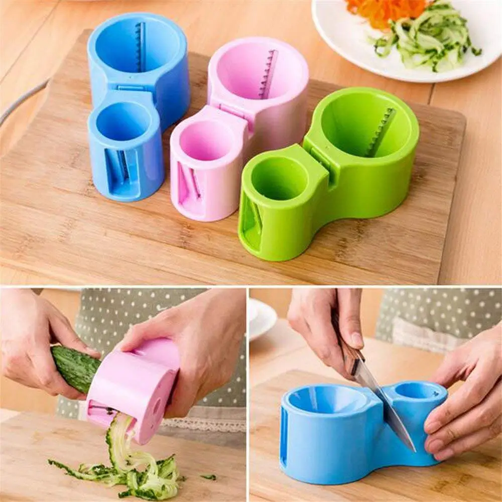 Multi-function ABS stainless steel Shredded Device Screw Grater Wheel Sharpener Fruit Vegetable Tools Chopper Kitchen Gadgets | Дом и сад