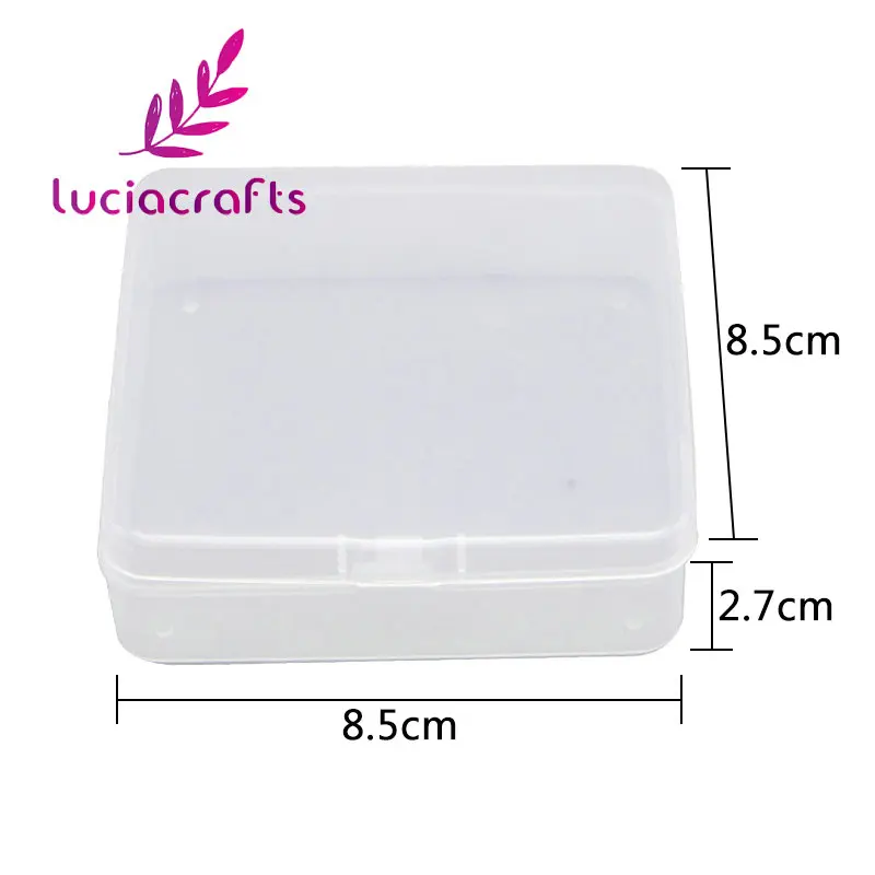 Type 12 Lucia crafts 1 шт./лот мульти параметр прозрачная коробочка из пластика для хранения украшений, бусин Чехол Органайзер ремесел 19040018 - Цвет: Type 12