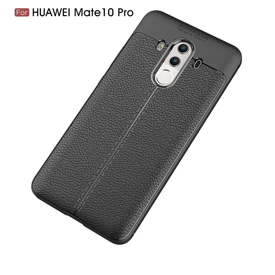 KLOVRRD Leather Litchi Silicone Soft TPU Back Cover Case For Huawei Mate 10/Mate10 pro Shockproof Protector |