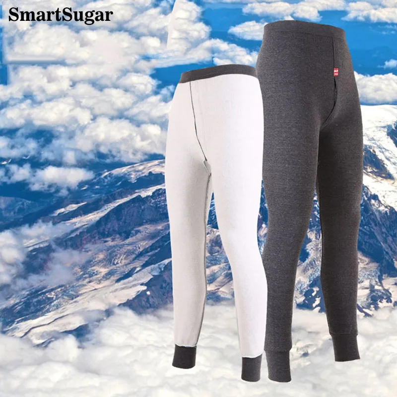 Smartsugar зима Для мужчин флис Кальсоны для женщин брюки теплая обувь Лидер продаж