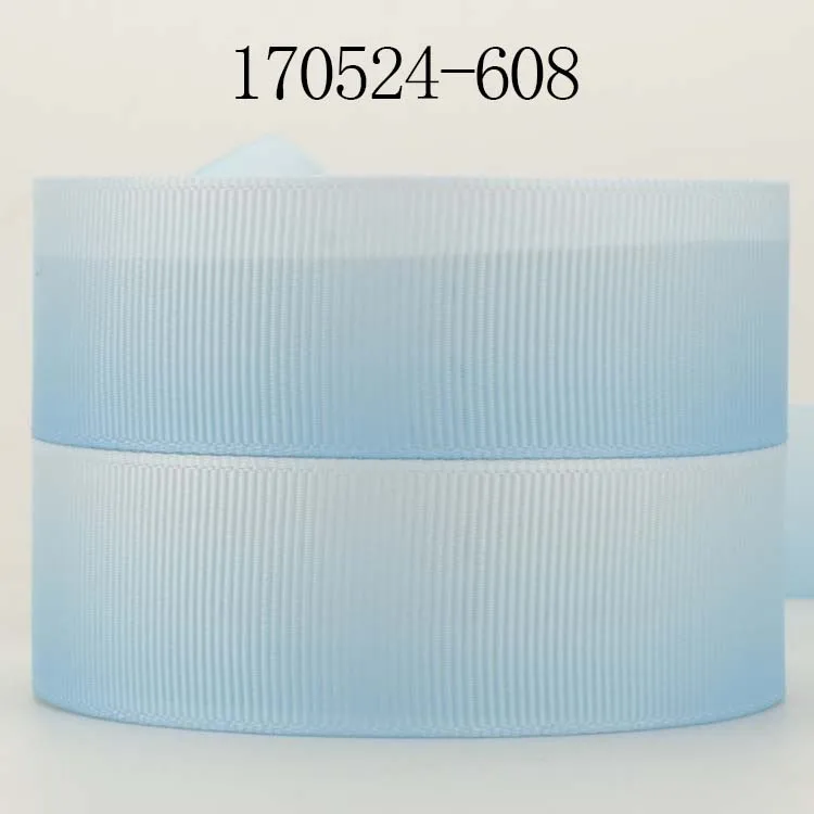 10 ярдов Различные размеры милая лента с постепенным изменением цвета принтом