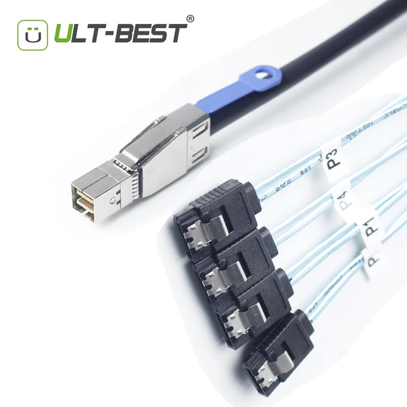 

Внешний мини-Raid кабель для жестких дисков SATA 7pin 6 Гбит/с
