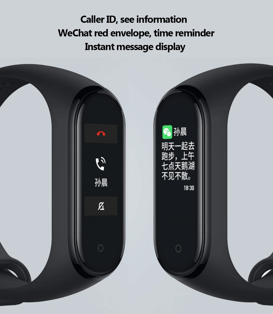 Xiaomi mi Band 4, умный браслет 3, Bluetooth 5,0, браслет для фитнеса, Traker AMOLED, цветной сенсорный экран, mi Band 4, спортивный, Smartband 4