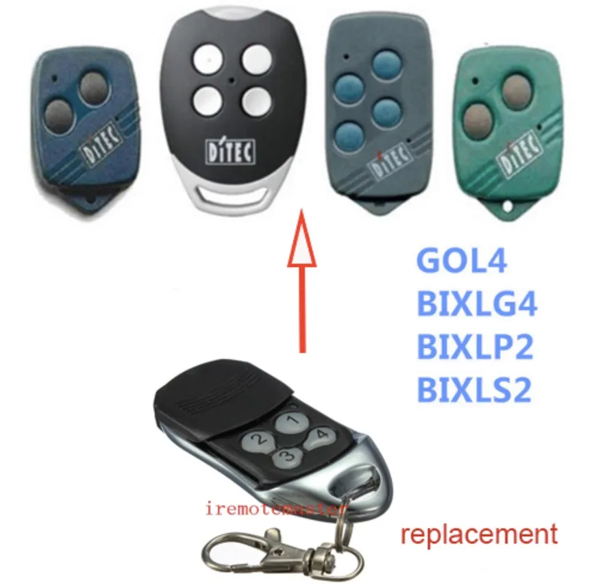 5 шт. DITEC GOL4 BIXLG4 BIXLP2 BIXLS2 замена двери гаража дистанционное управление очень|remote