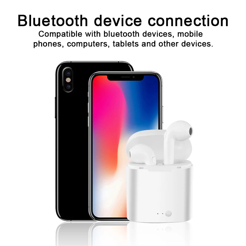 I7s TWS Спорт бег на открытом воздухе настоящая стерео музыка bluetooth гарнитура i7s