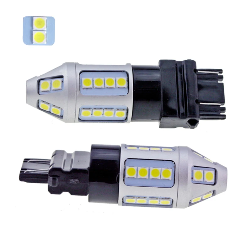 Keyecu 2x12V 3156 6000K 30SMD 3030 Белый супер яркий противотуманный светильник дневной ходовой