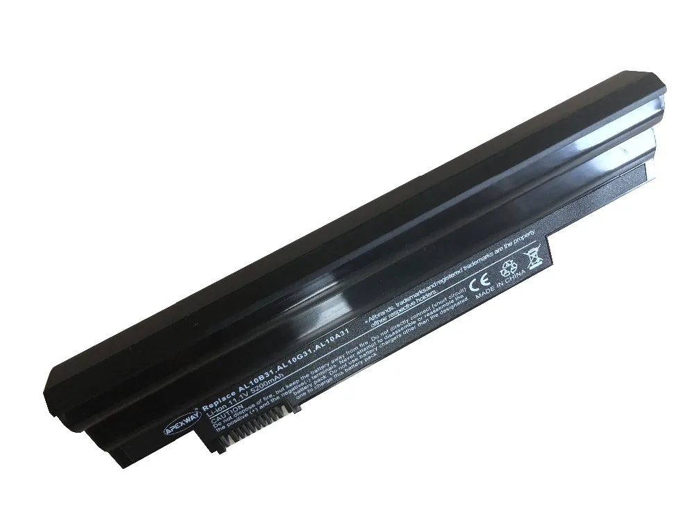 Аккумулятор для ноутбука ApexWay D255 Acer Aspire One D270 D260 522 722 AOD255 AOD257 AOD260 D257 D257E E100 AL10A31