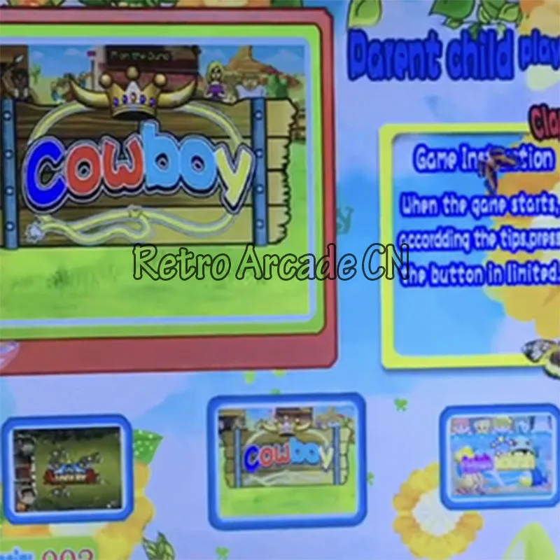 

61 in 1 One Touch For Kids Games Arcade Cabine Board Family Games Multi Pcb