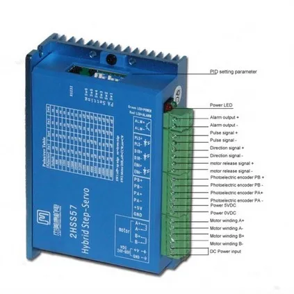 2 фазный замкнутый шаговый двигатель 24 ~ 50 В постоянного тока для NEMA23|stepper driver|nema23
