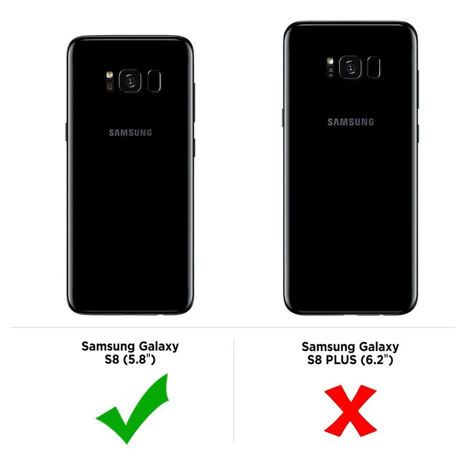 Чехлы EasyAcc для samsung Galaxy S8 полностью защищающий чехол камеры тонкий