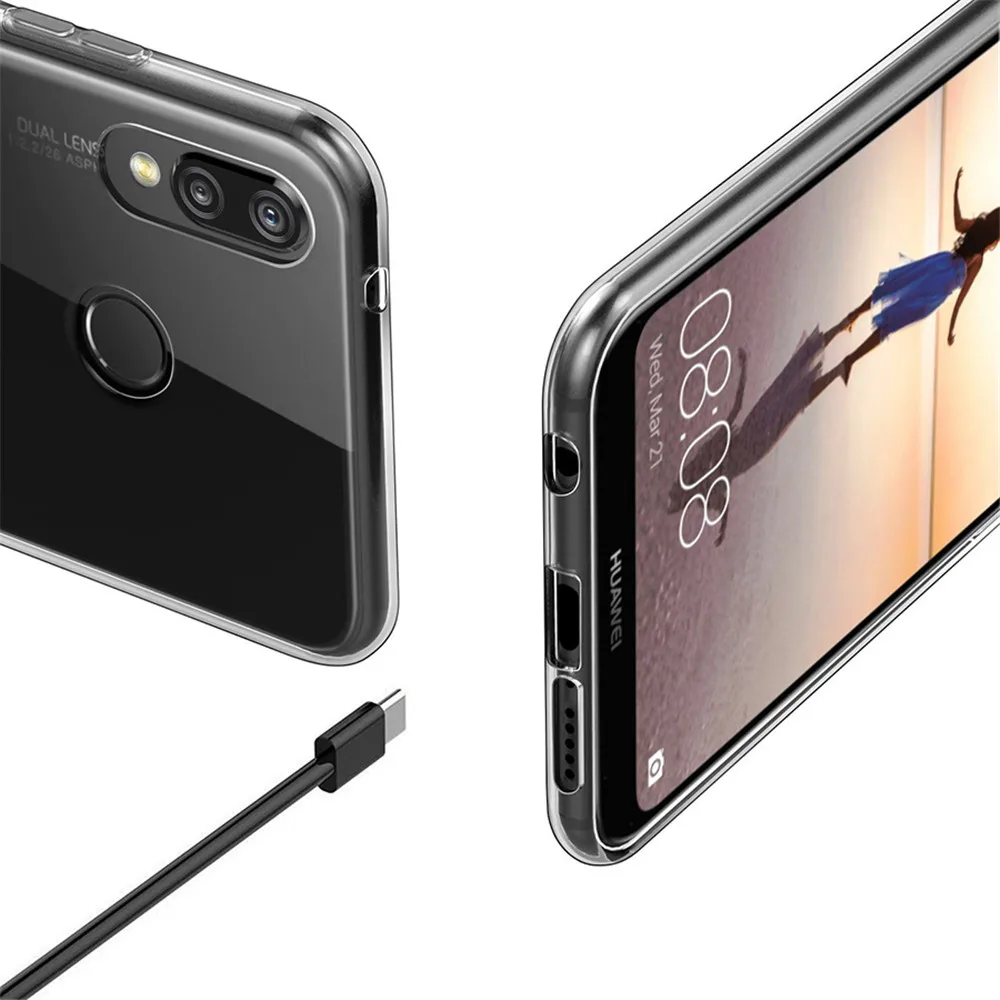 Мягкий прозрачный чехол для Huawei P30 lite P20 P40 Pro Mate 20 Lite P8 P9 Honor 8X 9 10 10i P Smart 2019 |