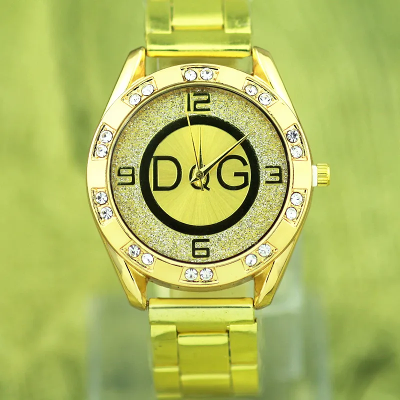 Reloj Mujer Новый Женева Кварц-часы Женское платье Часы Роскошные модные брендовые