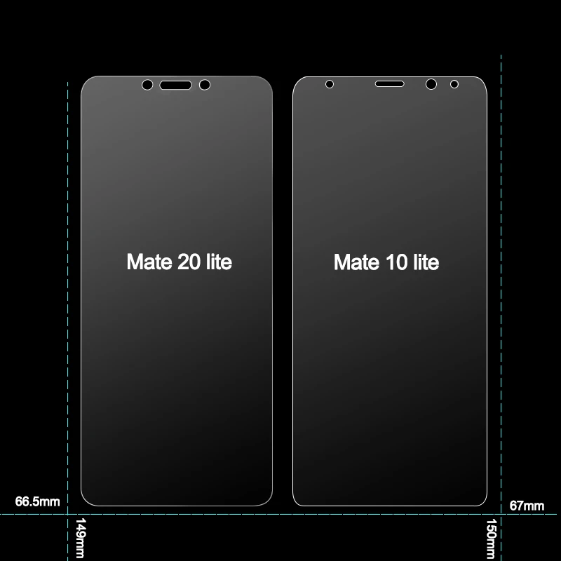 2 шт стекло для Huawei Mate 20 Lite Защитное экрана на телефон защитное закаленное 10