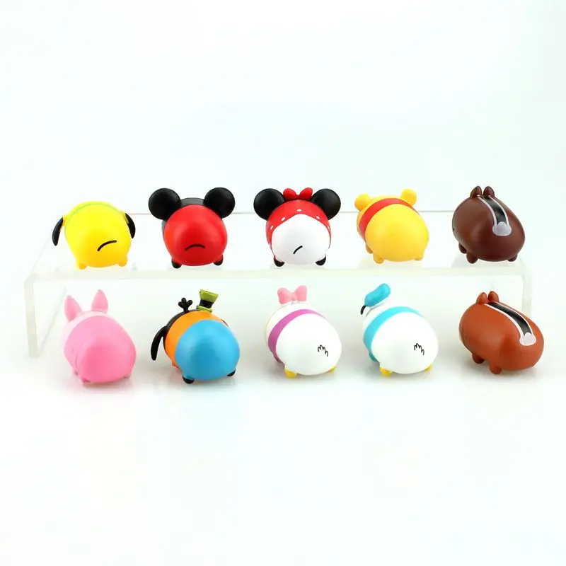 Disney Tsum 10 шт./лот милые мини-фигурки Куклы набор Минни Микки Дейзи Дональд Дак