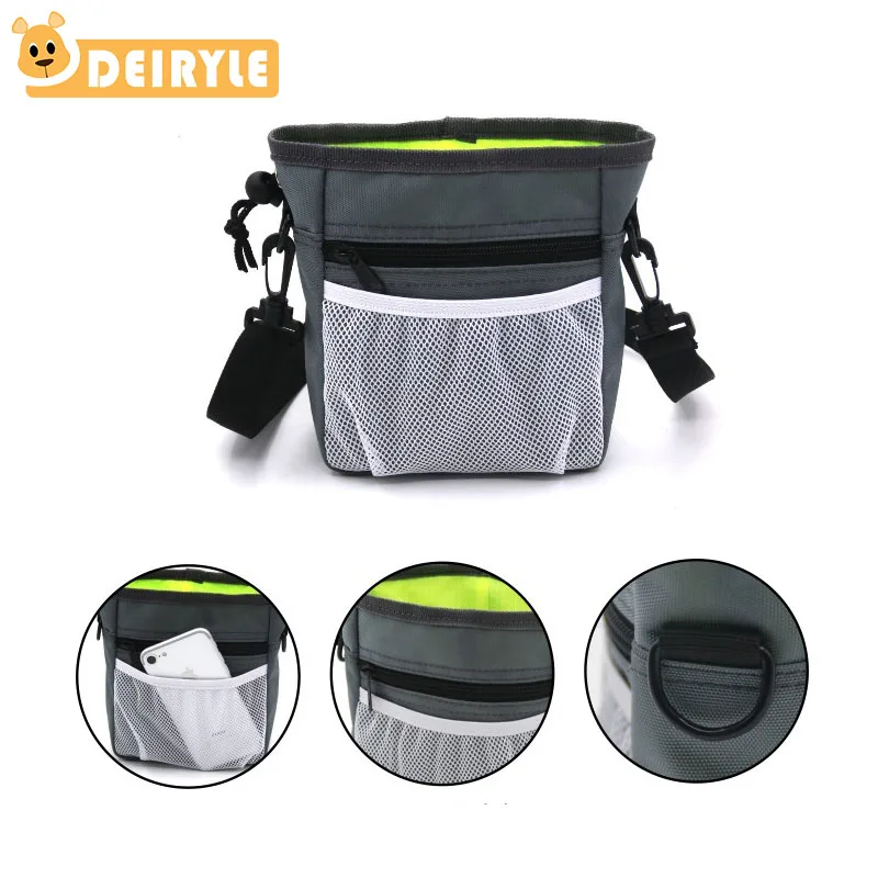 Сумка для собак deirstyle сумка еды регулируемый поясной ремень и плечевой лакомства