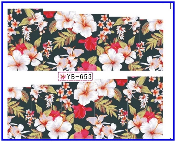 Фотофон с цветочным рисунком|nail sticker water transfer|nail decalsstickers |
