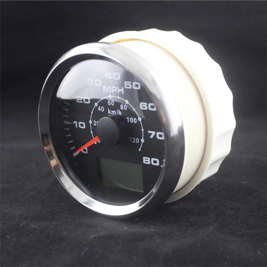 85 мм автомобиль грузовик двигатель Gps скорость метр модификация 0-80mph ЖК-дисплей скорость одометр 0-120 км/ч скорость Mileometer путешествия Cog датчик для авто
