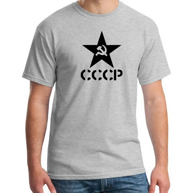 cccp Hot Sale Soviet Union Lenin Design Short Sleeve T-Shirt For Men Cotton T Shirt Hip Hop Camisa Masculina | Мужская одежда