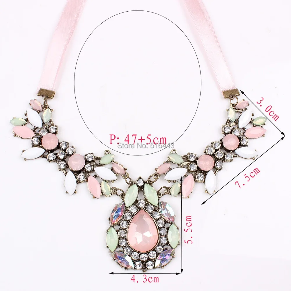 Бесплатная доставка Прямая продажа с фабрики модное роскошное ожерелье большими