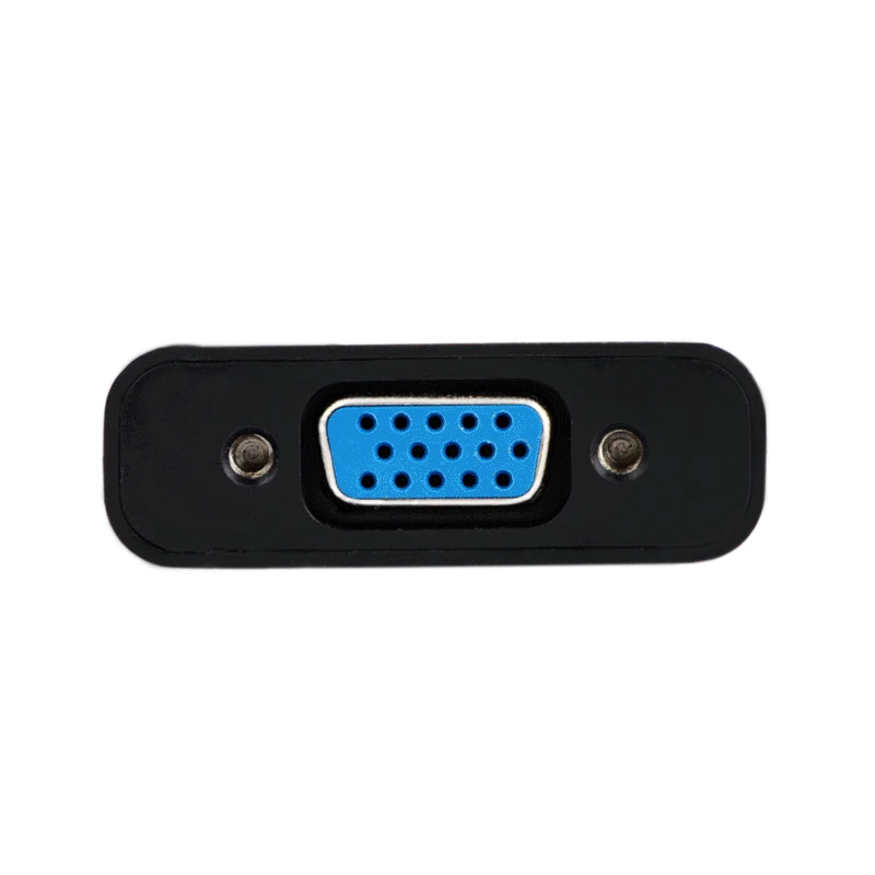 Высококачественный HDMI совместимый преобразователь HD C в VGA адаптер 1080P цифровой